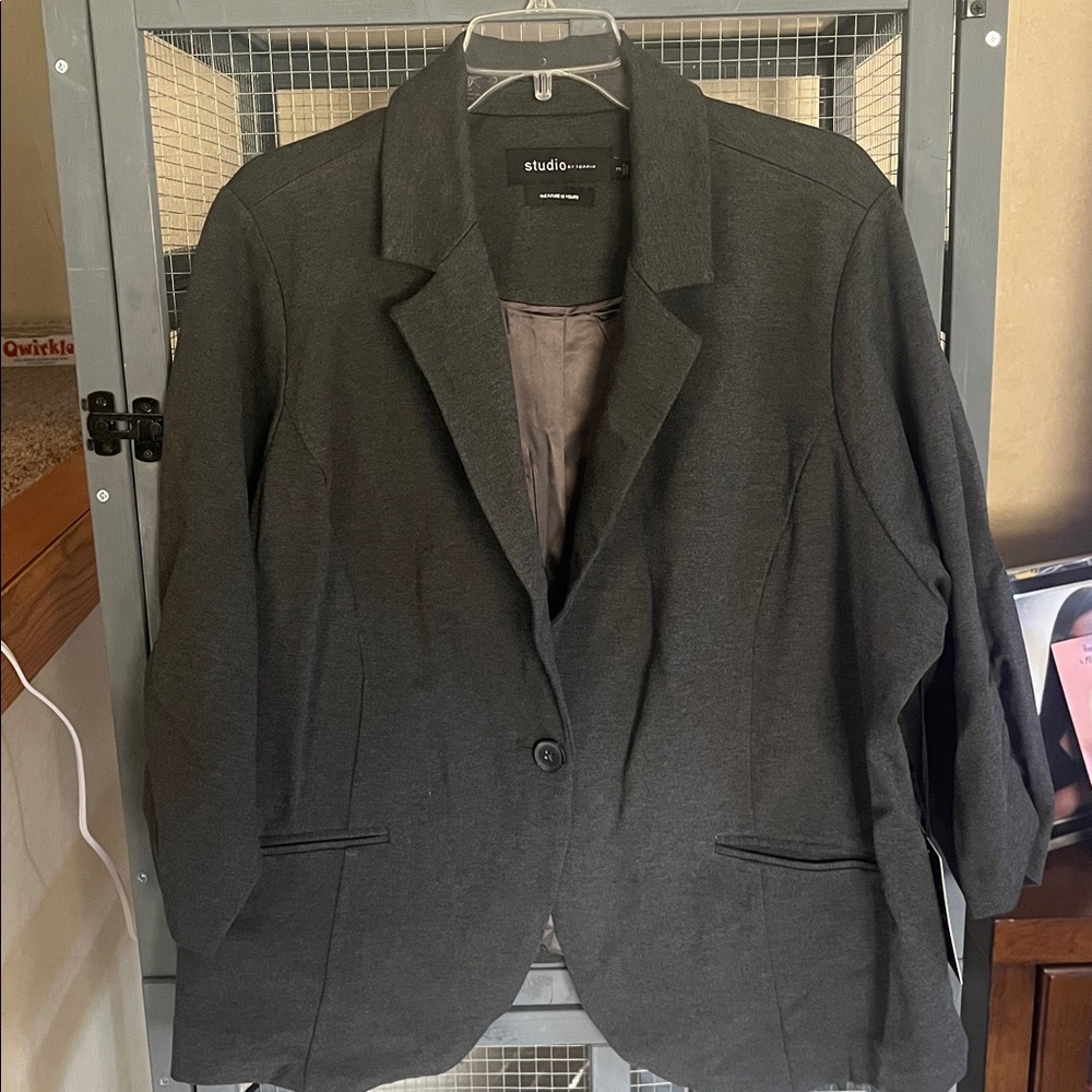 Studio Charcoal Gray Women's Blazer